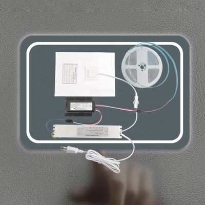 PET 렌즈 재료 욕실 터치 센서 스위치 바니티 디머 디포거 LED 스마트 미러