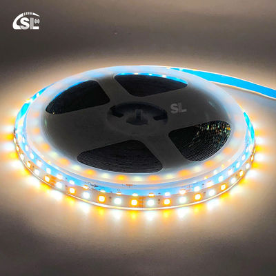 이중 컬러 LED 라이트 스트립 SMD 2835 120D 8mm 1200-1600LM 2700K-6500K 35Copper Ra70