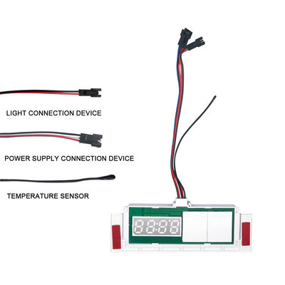 슬림 12V 5A 60W 인덕티브 스위치 시간 온도 디스플레이 디부거 LED 빛 거울 터치 센서 스테프리스 디머 스위치