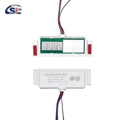 60W 인덕티브 스위치 LED 빛 디모거 시간 온도 디스플레이 터치 센서 스테프리스 디머