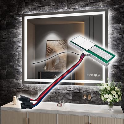 60W 인덕티브 스위치 LED 빛 디모거 시간 온도 디스플레이 터치 센서 스테프리스 디머