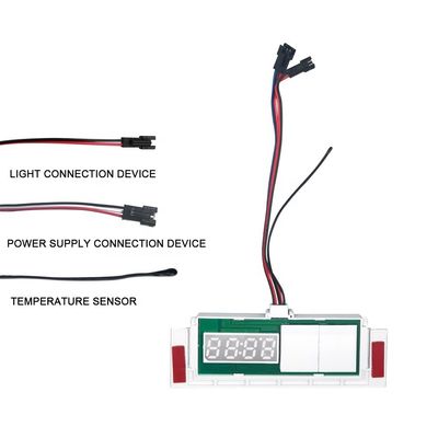 60W 인덕티브 스위치 LED 빛 디모거 시간 온도 디스플레이 터치 센서 스테프리스 디머
