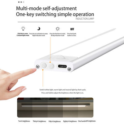 조정 가능한 색 온도 LED 모션 센서 초 얇은 부엌 캐비닛을위한 빛