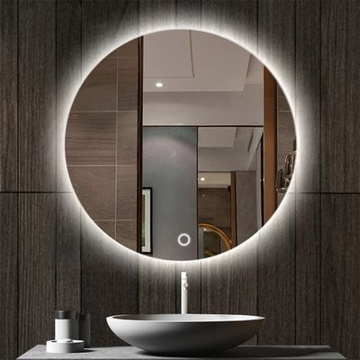 터치 스크린 LED 대형 센서 스위치와 현대 디자인 스타일의 욕실 거울