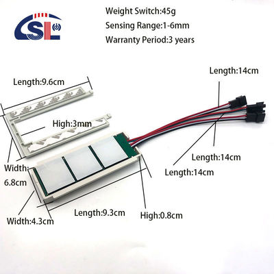 60W 5A DC12V 미러 레이더 인덕티브 LED용 단일 컬러 듀얼 터치 센서 스위치