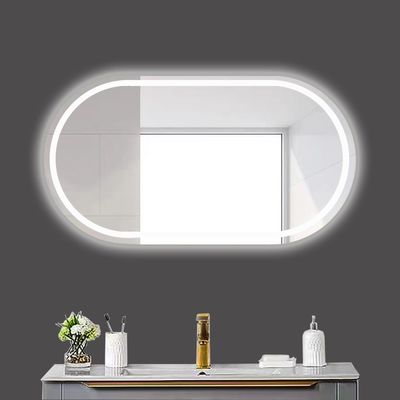 은 렌즈 재료 터치 제어 LED 소매 가정 욕실용 비트실 거울