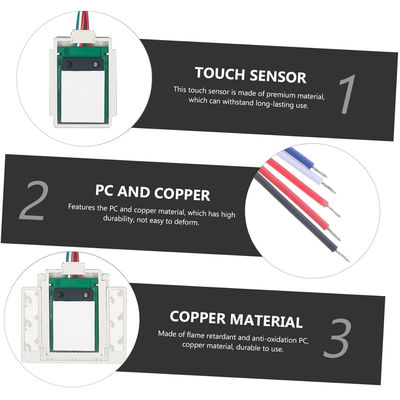 DC12V 5A 60W 스마트 LED 라이트 1-6mm 수은 미러 수동 스캔 디밍 스위치