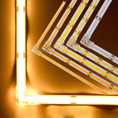 COB LED 스트립 커넥터에 대한 90도 L 모양 크리스탈 Buckle 무선 2/3pin 5/8/10mm
