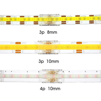 무제한 LED 밀도 측정 5 8 10mm 연결을 위한 코브 스트립에서 와이어 LED 커넥터
