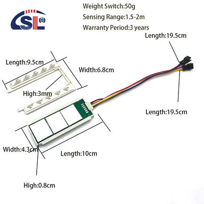 커스터마이징 12V/24V 5A 60W/120W 라더 PIR 모션 센서 라이트 스위치 LED 광원 1NO/1NC 스위치 조합 욕실