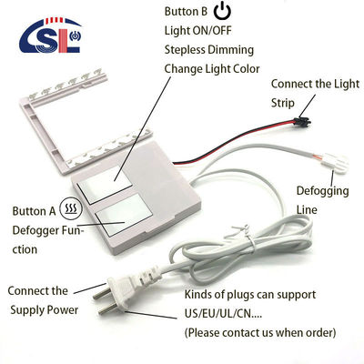 24W 스마트 LED 듀얼 터치 디밍 센서