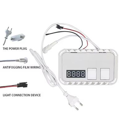 DC12V 5A 60W 단일 컬러 터치 센서 스위치 LED 미러 터치 시간 온도 디스플레이