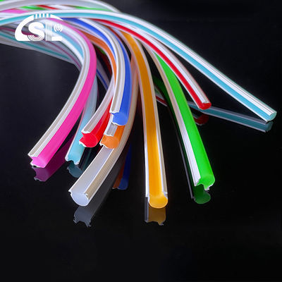 3- ODM/OEM 순수 실리카 젤 네온 로프 DC12V DC24V IP67 방수 120leds/m SMD 2835 LED 네온 라이트 야외 및 실내용