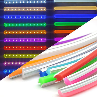 3- ODM/OEM 순수 실리카 젤 네온 로프 DC12V DC24V IP67 방수 120leds/m SMD 2835 LED 네온 라이트 야외 및 실내용
