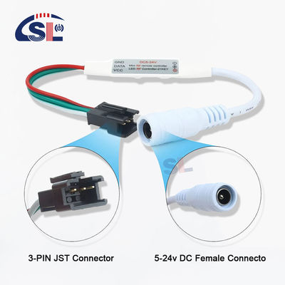 WS2812B WS2811 RGB LED 픽셀 라이트 스트립 출력 3Pin 5V-24V