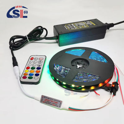 WS2811/WS2812B/WS2813/USC1903 픽셀 라이트용 20-60도 미니 RF 리모컨