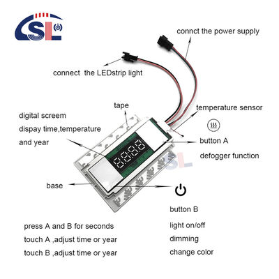 LED ON/OFF/Dimmer 기능 12V 5A 60W 터치 센서 스위치