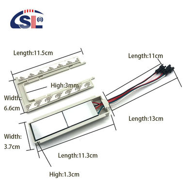 SL 12v 스플릿 두 개의 버튼 세 가지 색상 LED 스마트 디포거 터치 스위치 센서 11.8cm*6.6cm*1.3cm