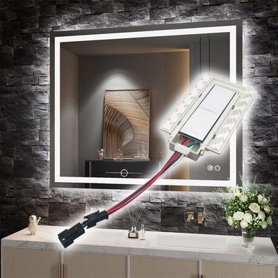 SL 12v 스플릿 두 개의 버튼 세 가지 색상 LED 스마트 디포거 터치 스위치 센서 11.8cm*6.6cm*1.3cm
