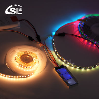 터치 센서 103g DC 12V 5A 60W 디포거 패드 미러 RGB LED 스테프리스 디밍 3 버튼 제어 스위치