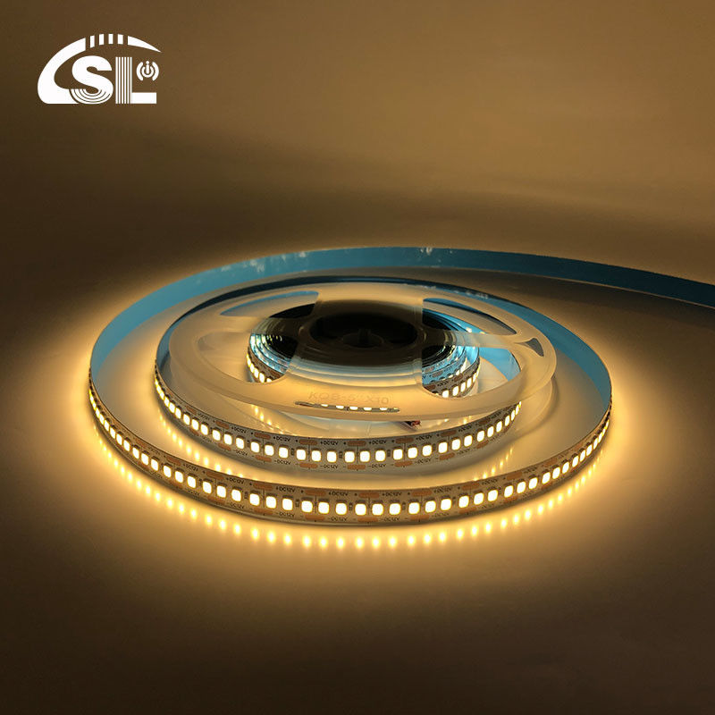 24V 240LED 10mm 3000K 따뜻한 흰색 다이 커팅 보드 SMD2835 LED 스트립 라이트 실내용