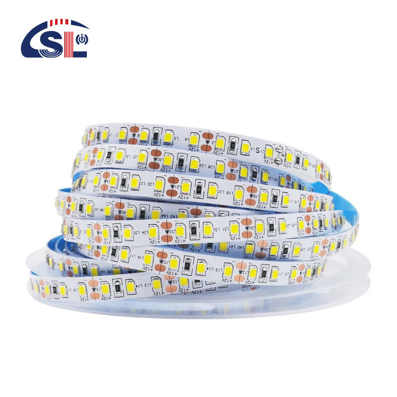 홈 12v 8mm 120leds 12000K 냉정 하얀 다이 커팅 보드 SMD2835 LED 스트립 라이트 실내 장식