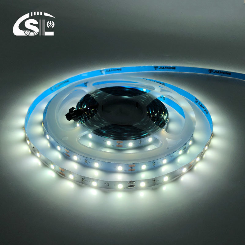 12V 60LEDs/m 6000K-6500K SMD 2835 화이트 주소형 LED 백라이트 스트립 라이트 2200 lm
