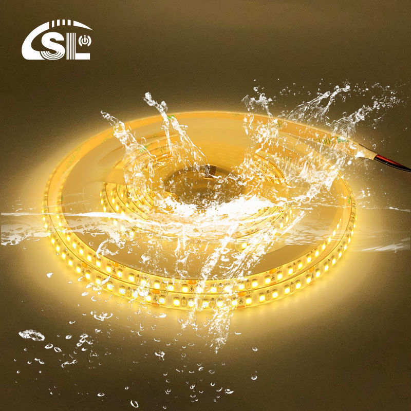 방수 IP65 5v 8mm 320leds 4000K 전자기판 1cm 한 단면 유연성 COB LED 스트립 라이트