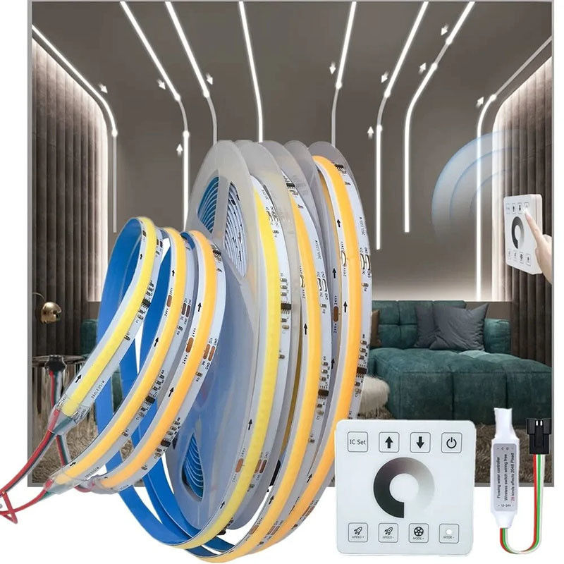 램프 빛 흐름 lm 2880-3120LM/Menter 120LEDs/m 3000K 따뜻한 흰색 LED 스트립 라이트