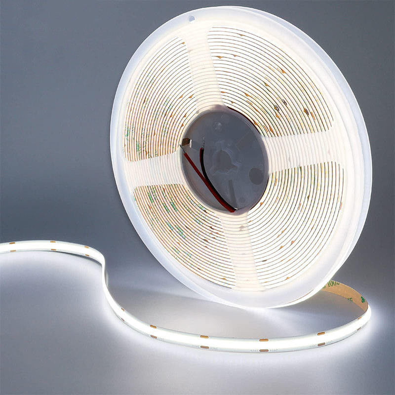 방수 12V24V 8mm10mm 480Leds 6500K 흰 CE RoHs 유연 COB LED 스트립 라이트