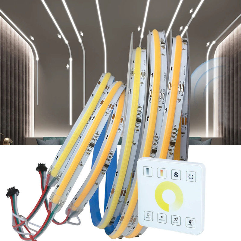 50000 시간 작업 시간 12V24V 8mm 360LED 4000K 자연 COB SMD2835 LED 스트립 라이트