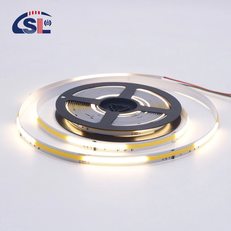 12v24v 8mm 360leds 4000K 화이트 COB SMD2835 다재다능한 응용을위한 LED 스트립 라이트