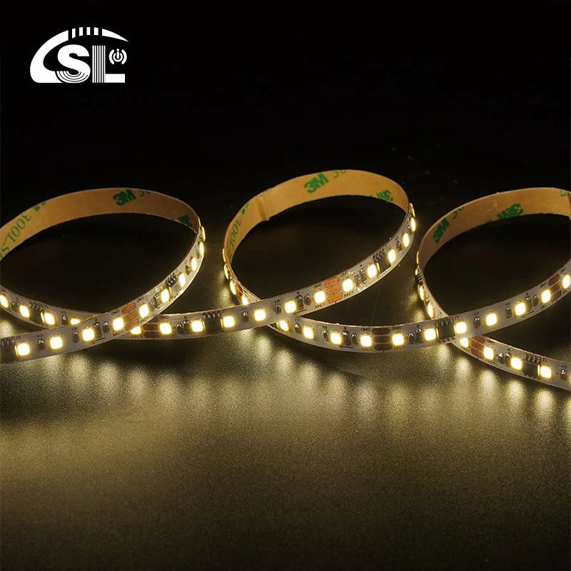 115lm/w 스마트 플러싱 체이스 12V24V 8mm 120leds 3000K 따뜻한 흰색 전자기 SMD2835 LED 스트립 라이트