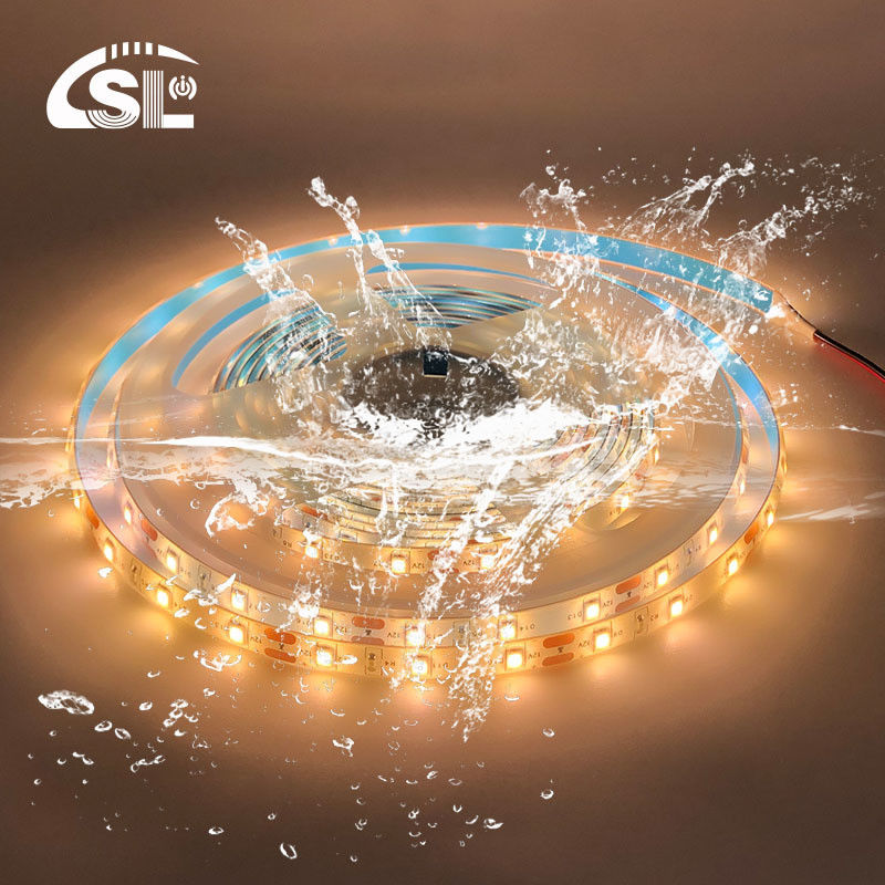 5V 8mm 320LED 3000K 4000K IP65 1cm 단면 방수 전자기 유연 COB LED 스트립 라이트
