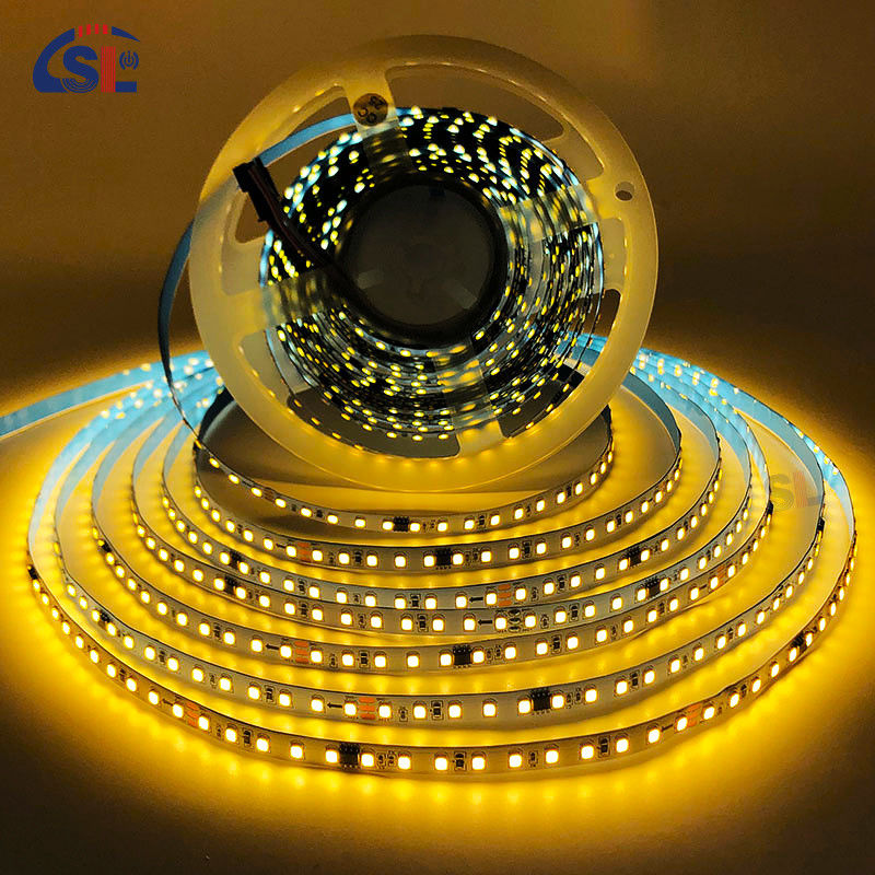 주거용 LED 라이트 스트립 DC12V 24V SMD2835 전자판 PCB 120Ds 8mm Ra 80 3000K