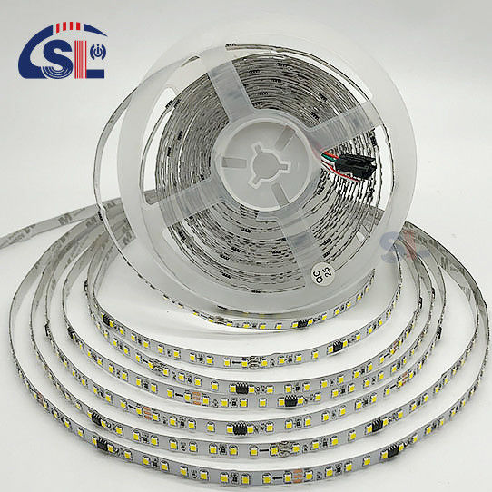 DC12V / 24V SMD2835 전자판 PCB 240Ds 8mm Ra 80 4000K LED 가정용 라이트 스트립