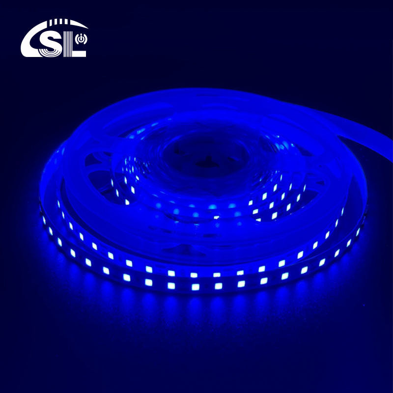 12V24V 8mm 120leds 블루 다이 커팅 보드 플렉서블 SMD2835 LED 스트립 라이트 야외 및 실내 장식