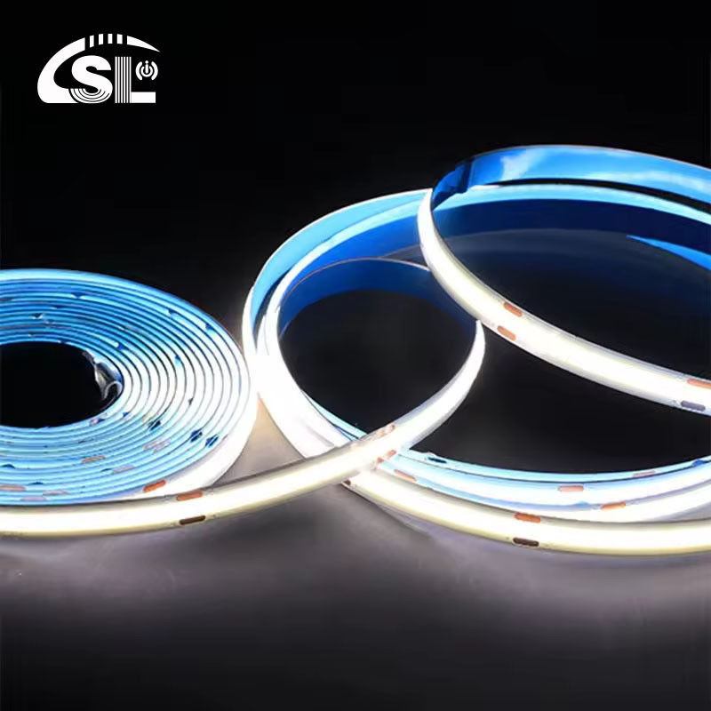 높은 밝기 COB LED 스트립 라이트 IP20 Ra90 8mm/10mm 12V24V 320Leds 3000K4000K6500K 주방