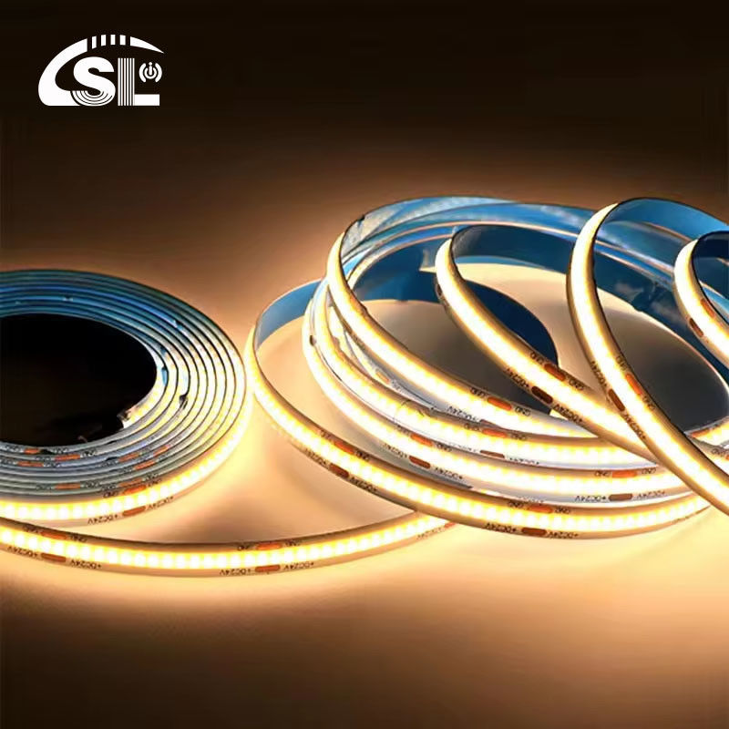 COB LED 스트립 라이트 IP20 8mm 너비 12V24V 320leds 3000K4000K6500K 주방 주방