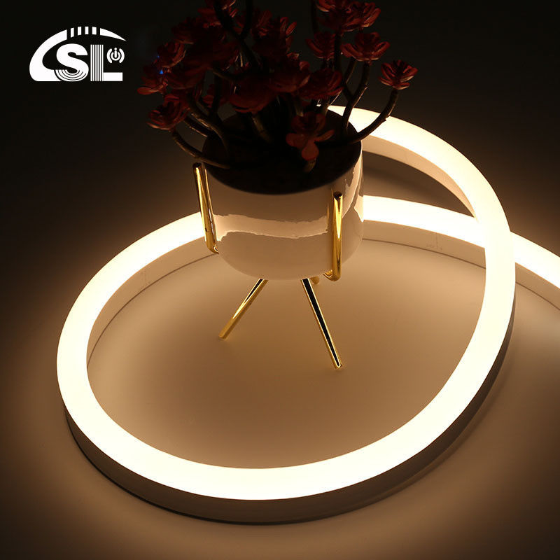 톱 굽는 따뜻한 흰색 네온 플렉스 DC 12V IP65 방수 8x16mm 120 LED / M 전체 팩