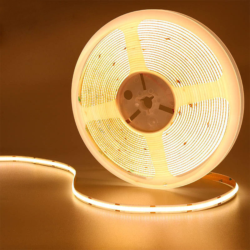 4000K COB 유연 LED 스트립 480Leds 8mm10mm 폭