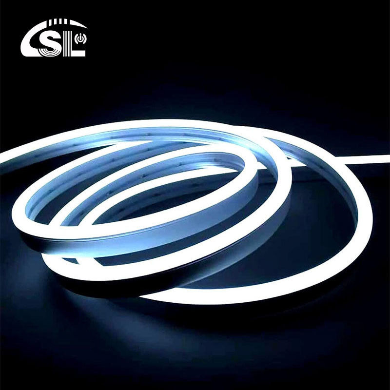 4100K 냉정 하얀 LED 네온 플렉스 24V DC 무선 8x16mm 120LEDs/m IP65 방수 이상