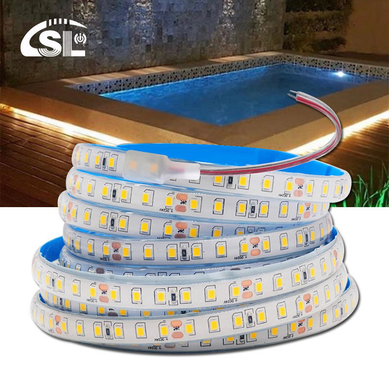 COB 조명 스트립 110v220v 8mm 120leds 4000K IP67 방수 다이 커팅 보드 SMD2835 LED 스트립 라이트