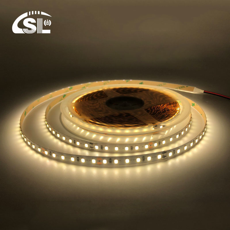 SMD 2835 고 밝기 12V24V 120leds 8mm 4000K 냉면 흰색 유연 LED 스트립 라이트