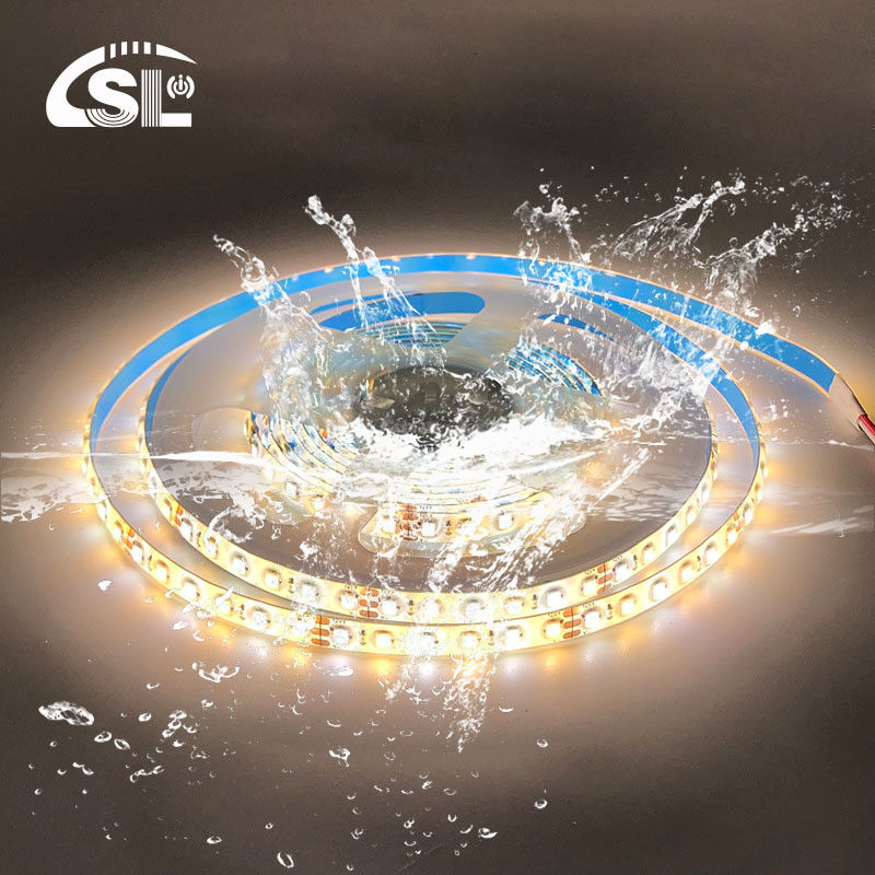12mm 240leds 3000K-6500K CCT 듀얼 컬러 SMD2835 LED 스트립 라이트 24V 입력 전압