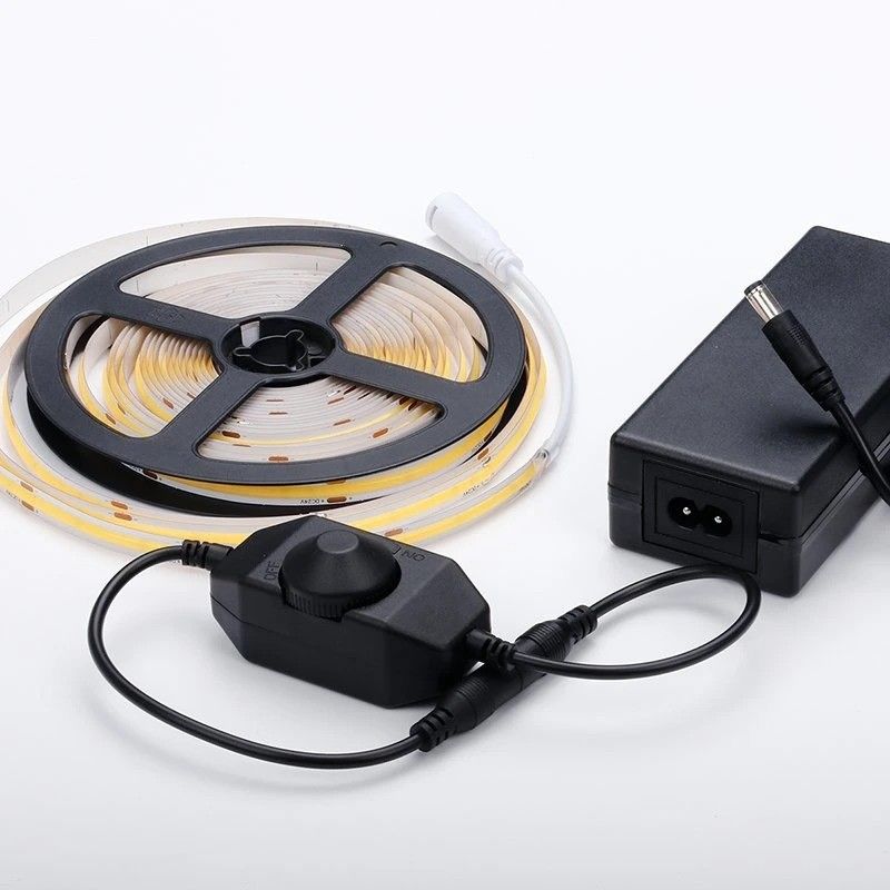 CCT COB LED 스트립 라이트 DC12V24V 8mm10mm 너비 608leds 3000K 6500K 실내 장식용
