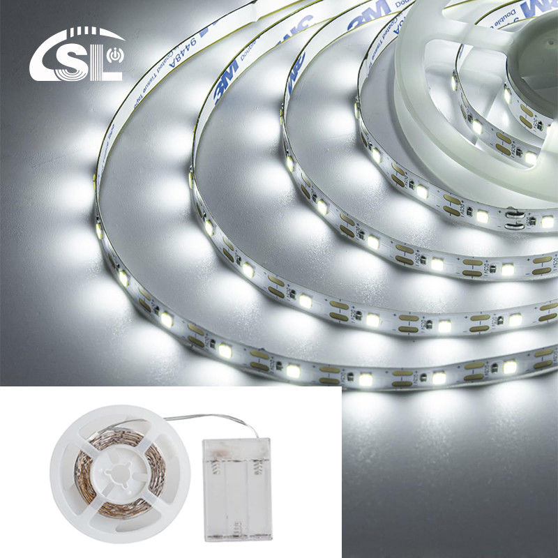 IP20 등급 높은 밝기 5v 8mm 120leds 6500K 흰색 유연 전자기판 SMD2835 LED 스트립 라이트