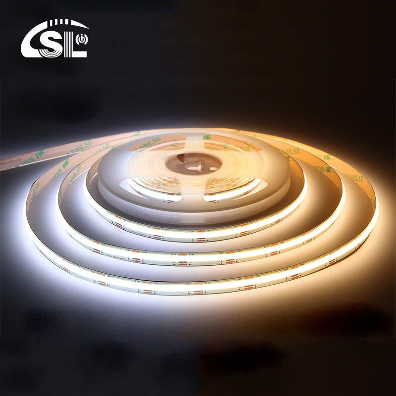 에너지 절감 608 LED FOB COB DC 12V 24V 입력 전압으로 유연 LED 스트립 라이트