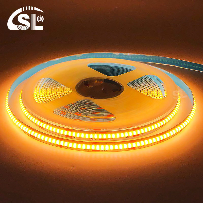 22lm/w 전자판 COB 320Ds 8mm Ra 80 3000K LED 라이트 스트립