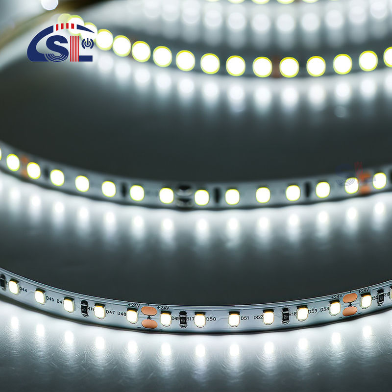 긴 수명 12V 24V 유연 SMD 2835 LED 스트립 라이트 홈 디코어 120D / 미터